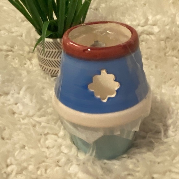 New 2 Piece Ceramic Candle Lamp New Christmas  make offer - Picture 2 of 4